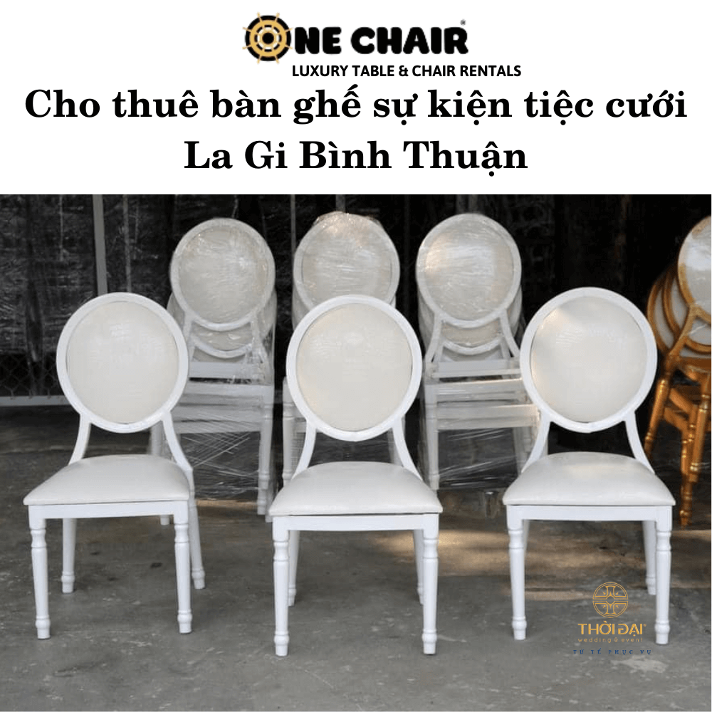 Cho thuê bàn ghế sự kiện tiệc cưới La Gi Bình Thuận