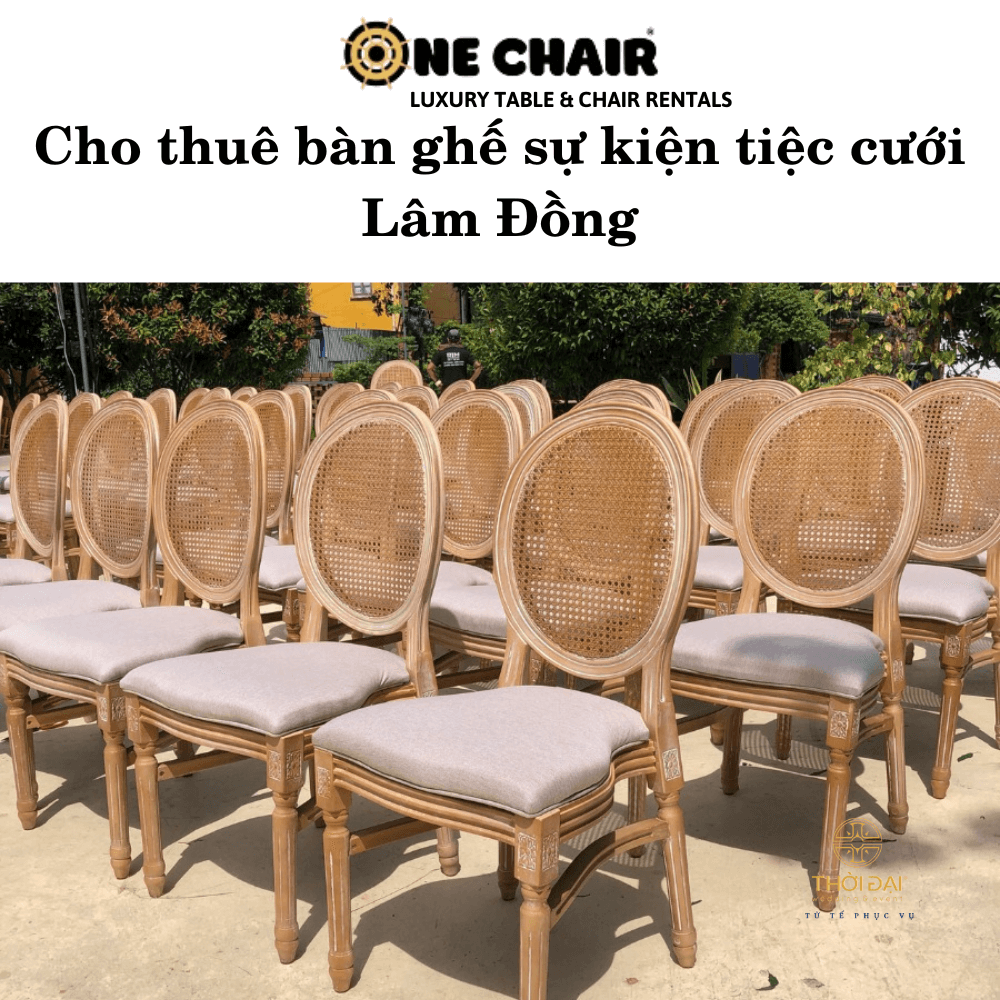 Cho thuê bàn ghế sự kiện tiệc cưới Lâm Đồng