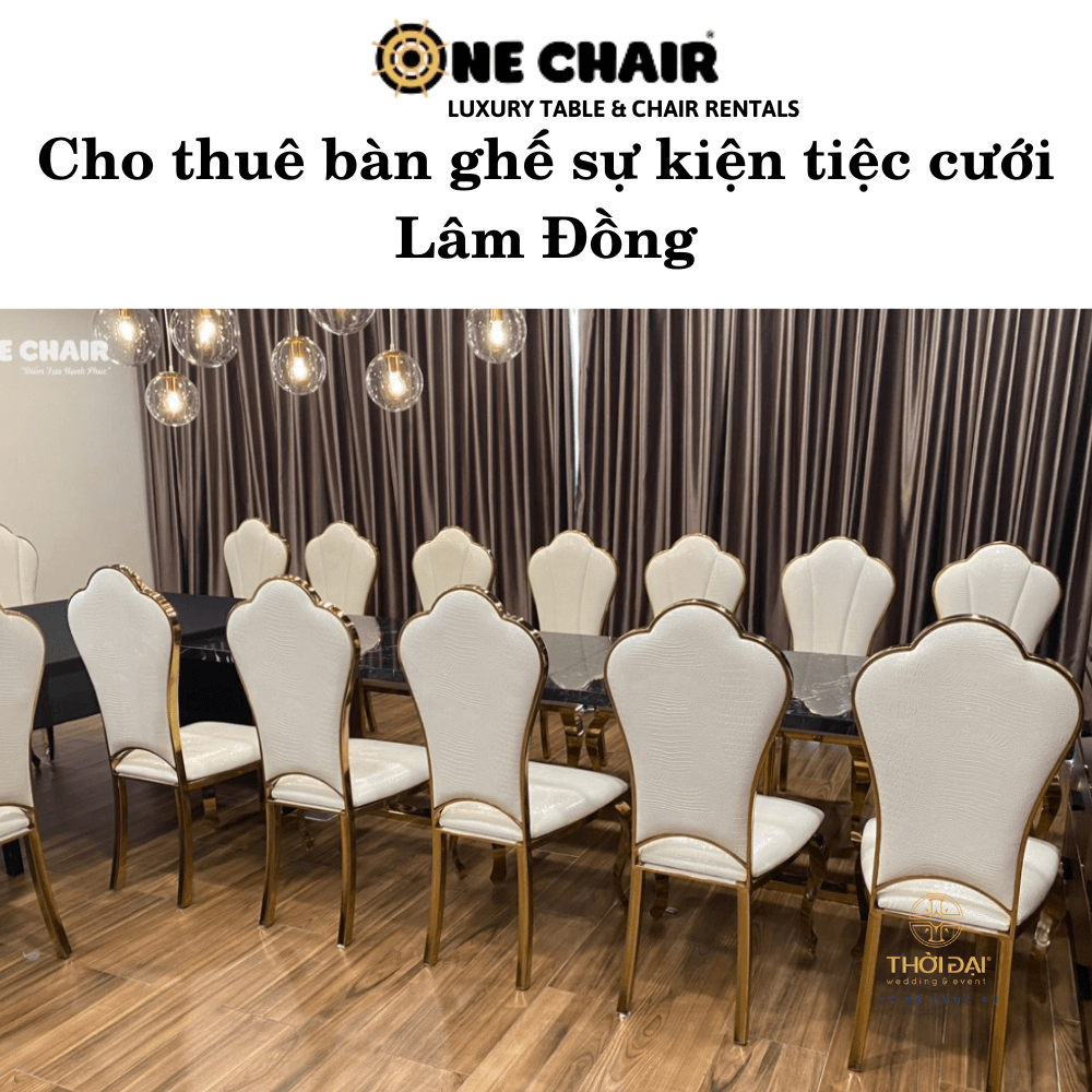 Cho thuê bàn ghế sự kiện tiệc cưới Lâm Đồng