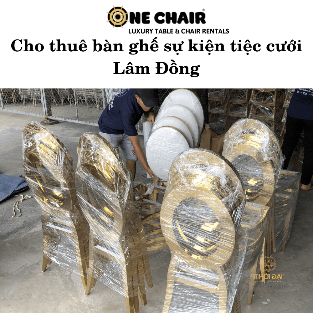 Cho thuê bàn ghế sự kiện tiệc cưới Lâm Đồng