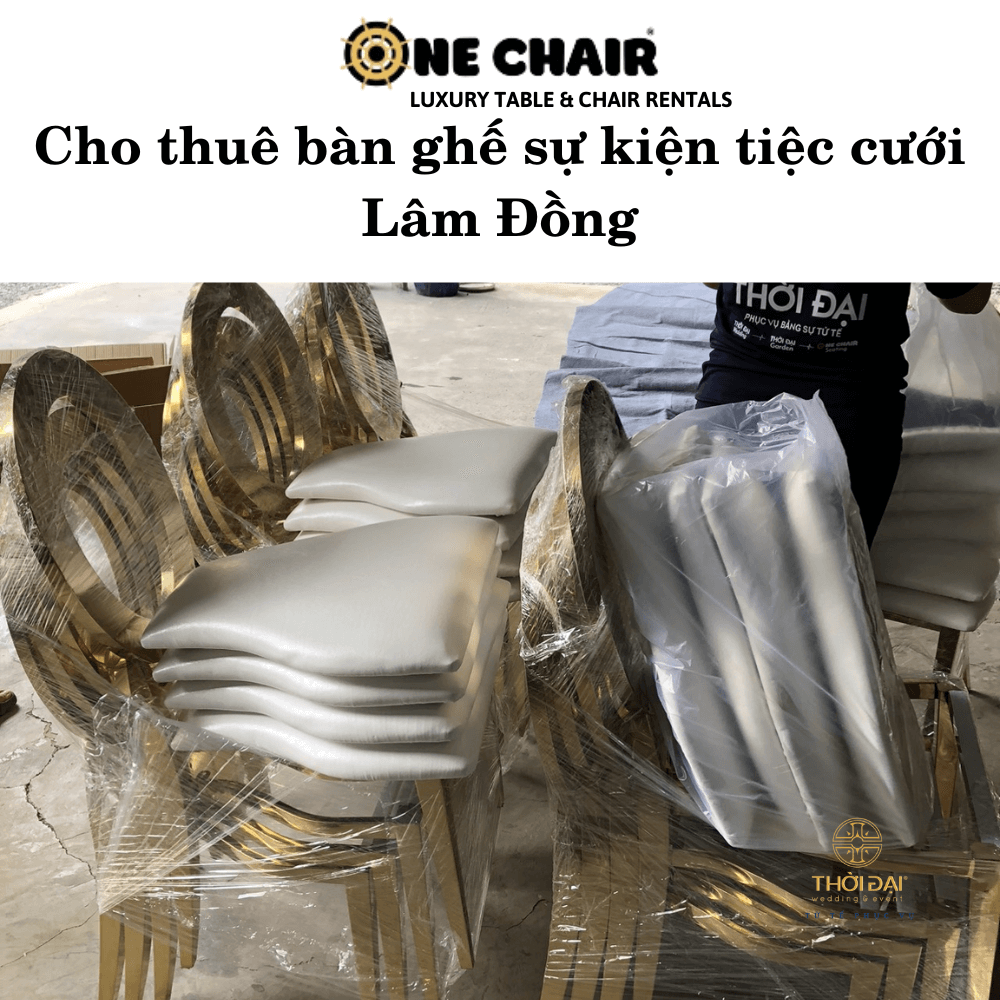 Cho thuê bàn ghế sự kiện tiệc cưới Lâm Đồng