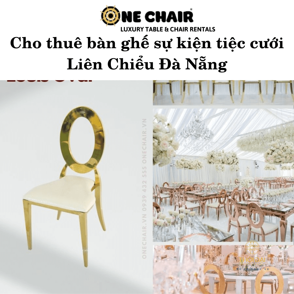 Cho thuê bàn ghế sự kiện tiệc cưới Liên Chiểu Đà Nẵng