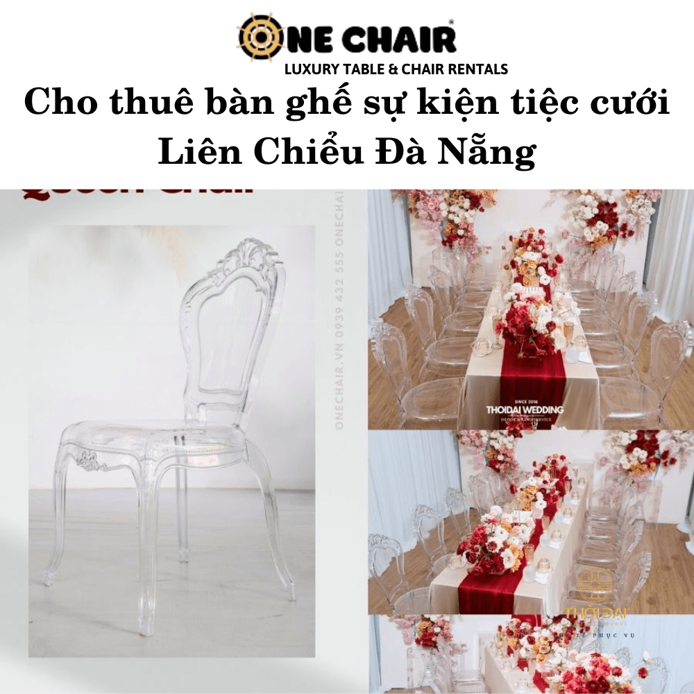 Cho thuê bàn ghế sự kiện tiệc cưới Liên Chiểu Đà Nẵng