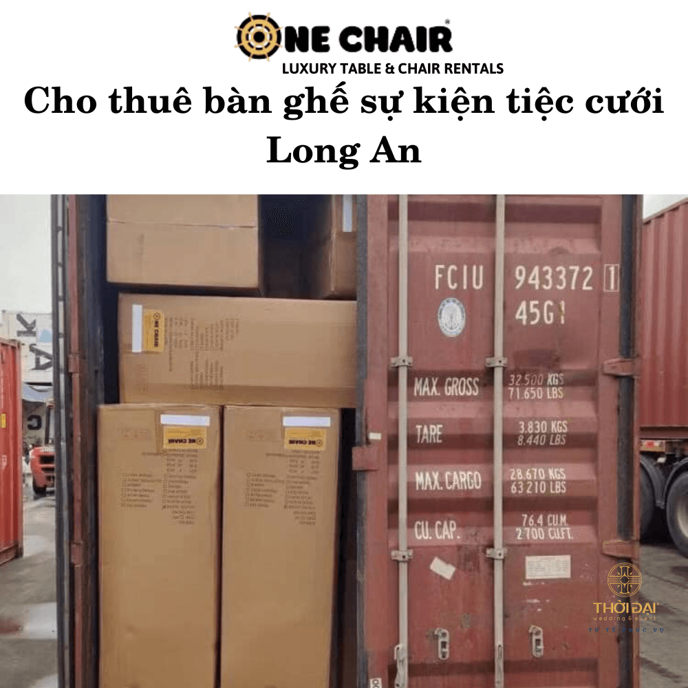 Cho thuê bàn ghế sự kiện tiệc cưới Long An