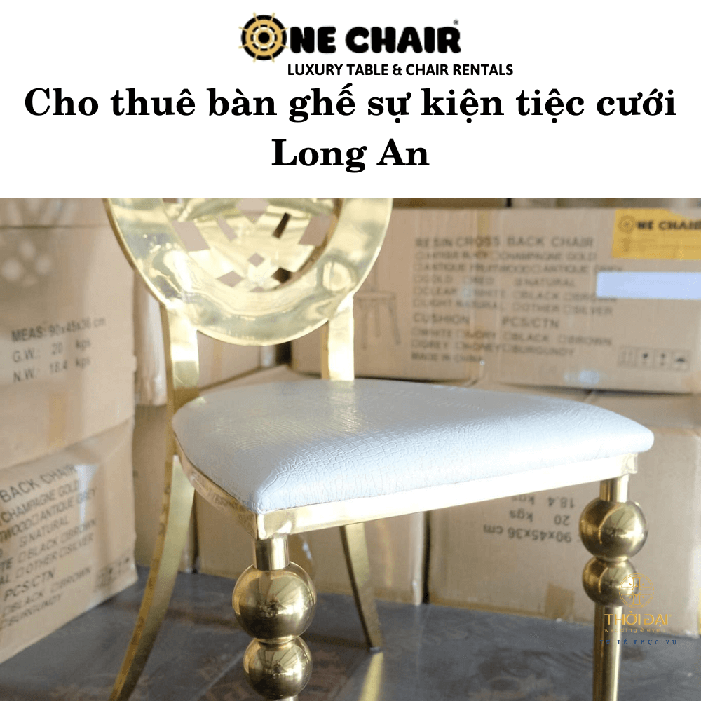 Cho thuê bàn ghế sự kiện tiệc cưới Long An