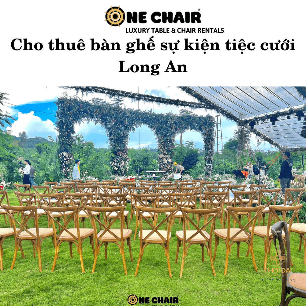 Cho thuê bàn ghế sự kiện tiệc cưới Long An