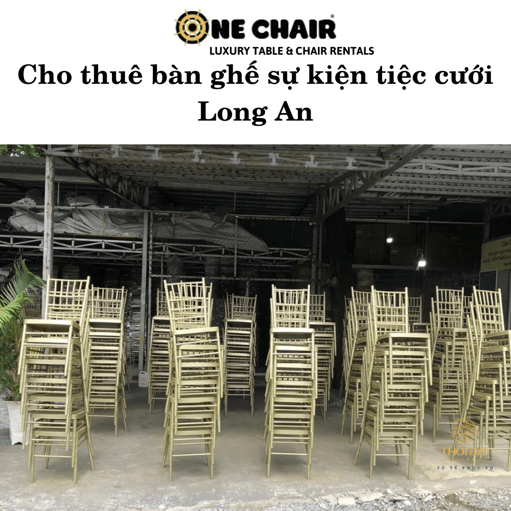 Cho thuê bàn ghế sự kiện tiệc cưới Long An