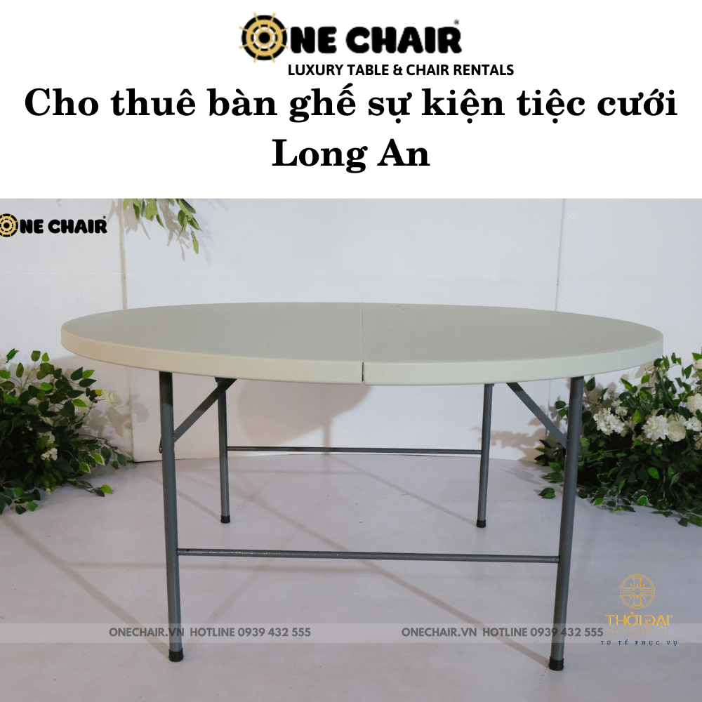 Cho thuê bàn ghế sự kiện tiệc cưới Long An