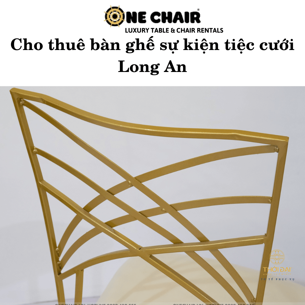 Cho thuê bàn ghế sự kiện tiệc cưới Long An