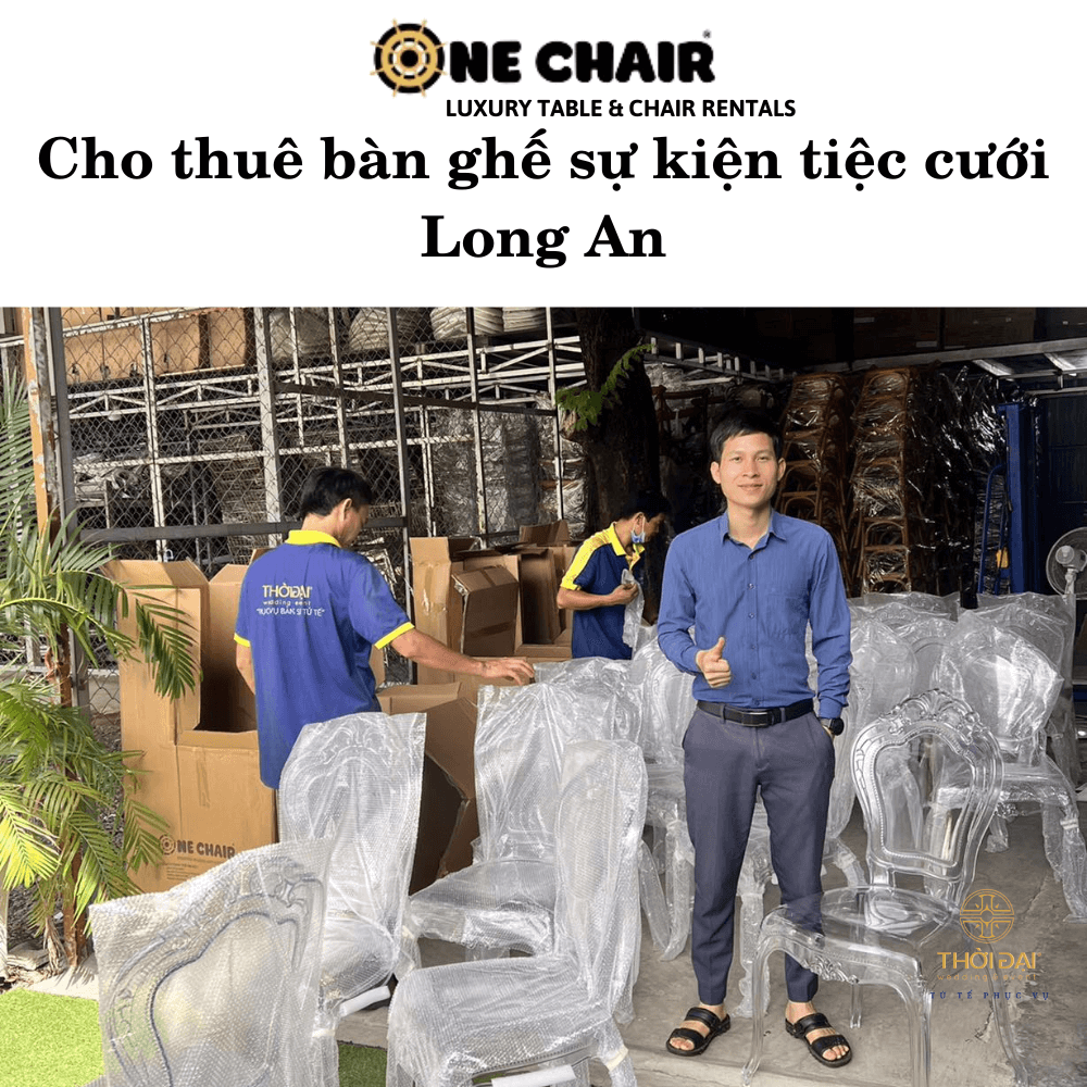 Cho thuê bàn ghế sự kiện tiệc cưới Long An