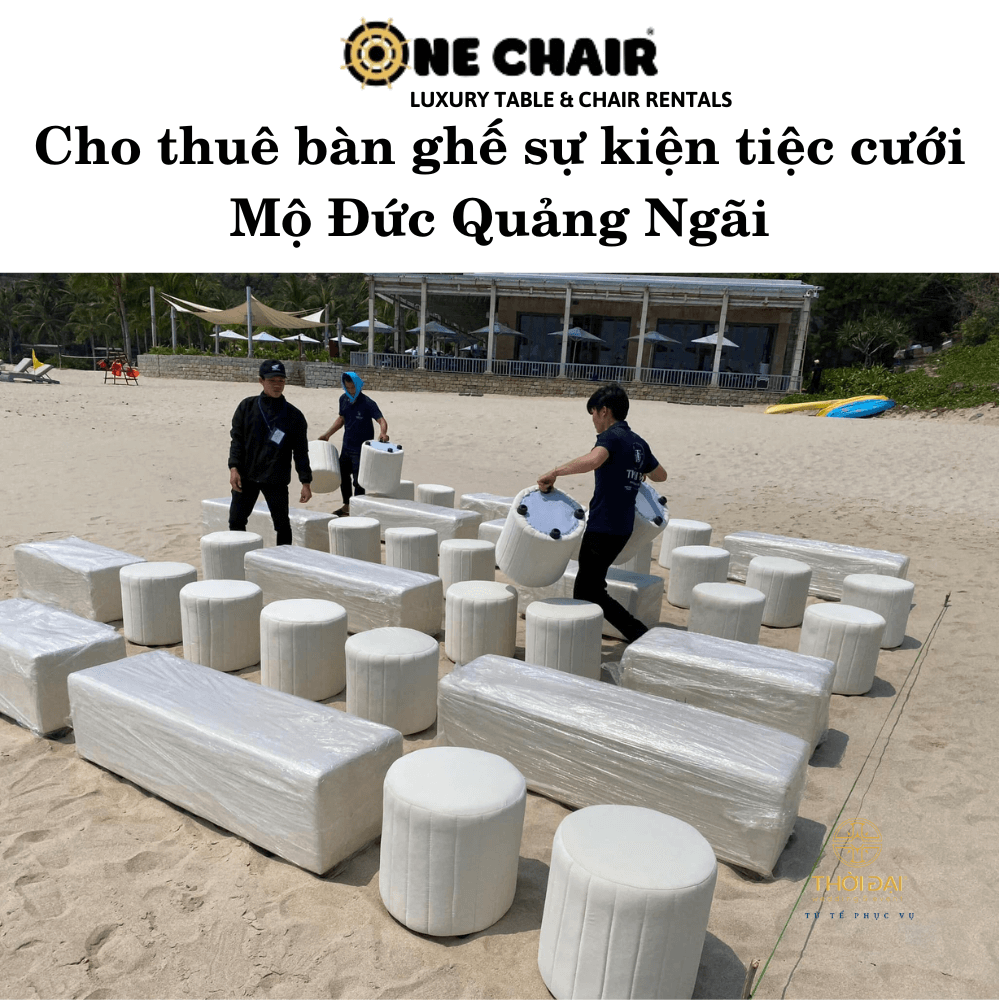 Cho thuê bàn ghế sự kiện tiệc cưới Mộ Đức Quảng Ngãi