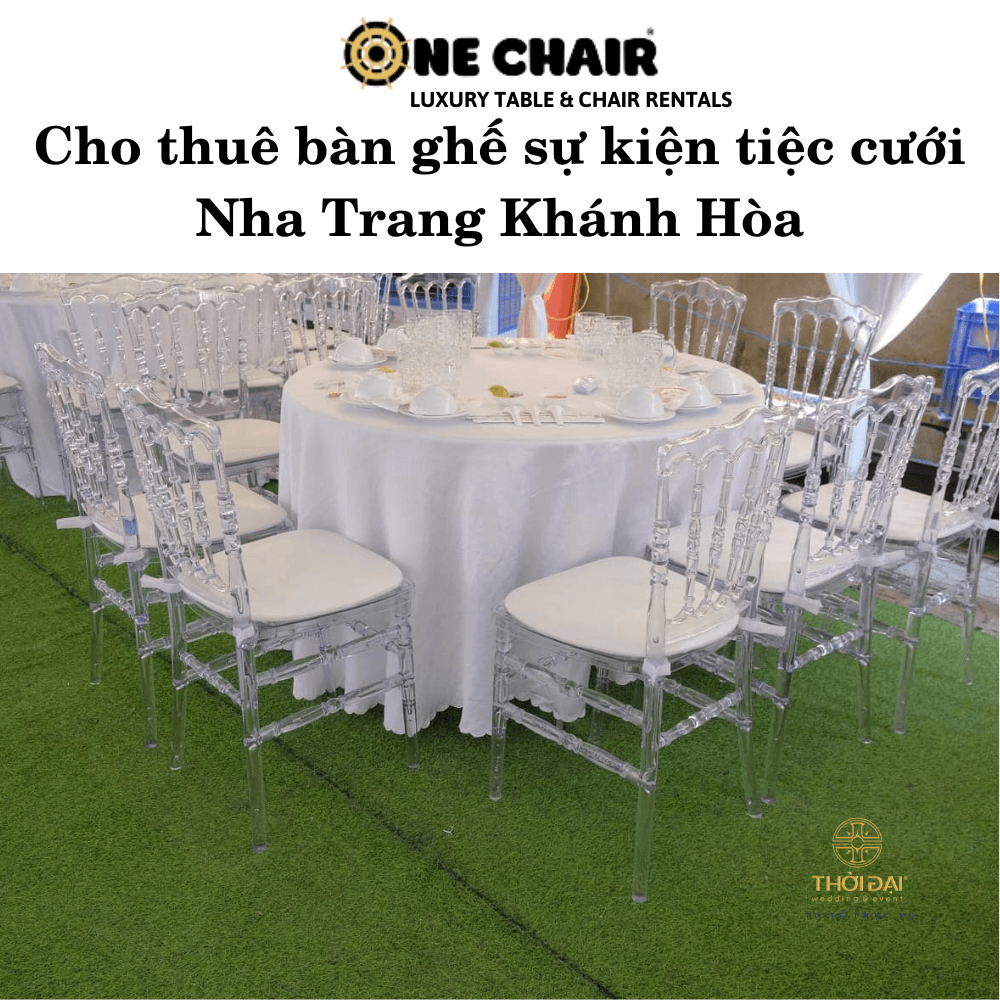Cho thuê bàn ghế sự kiện tiệc cưới Nha Trang Khánh Hòa