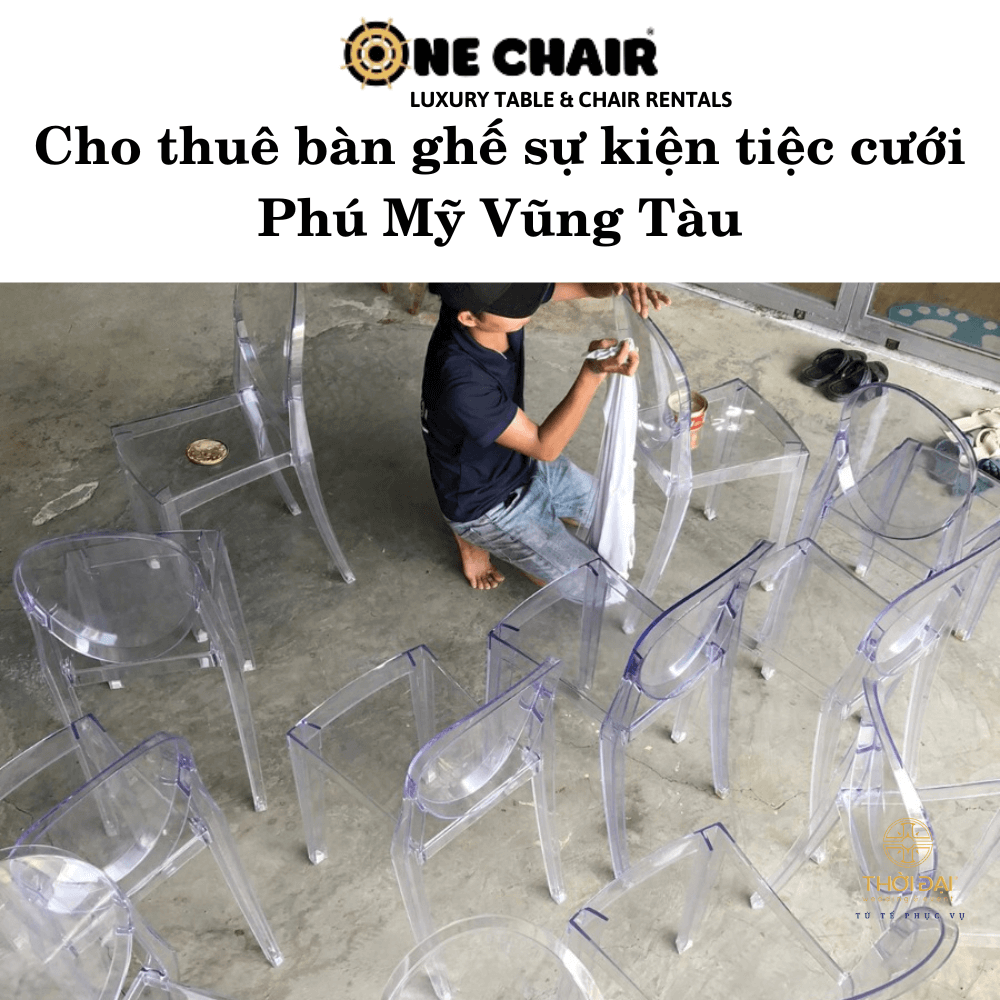 Cho thuê bàn ghế sự kiện tiệc cưới Phú Mỹ Vũng Tàu