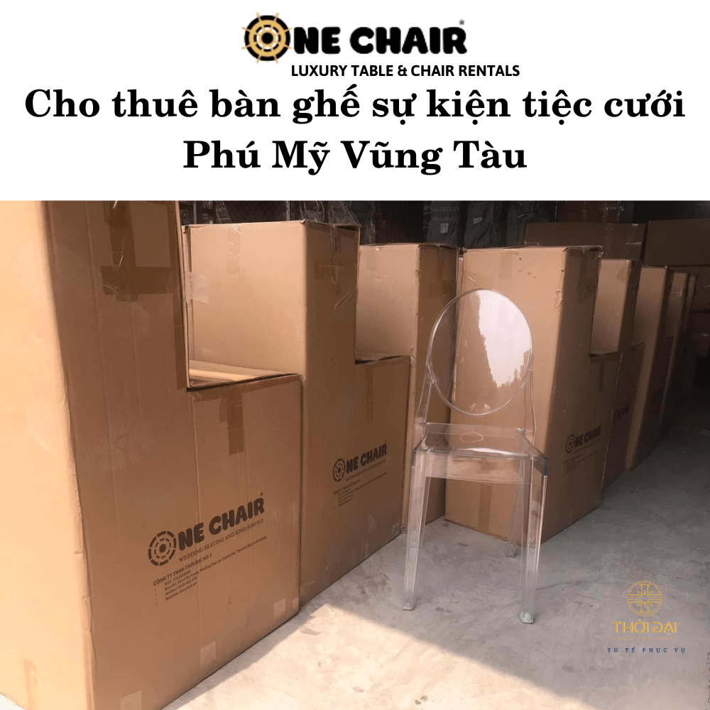 Cho thuê bàn ghế sự kiện tiệc cưới Phú Mỹ Vũng Tàu