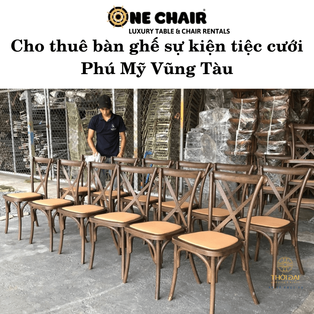 Cho thuê bàn ghế sự kiện tiệc cưới Phú Mỹ Vũng Tàu