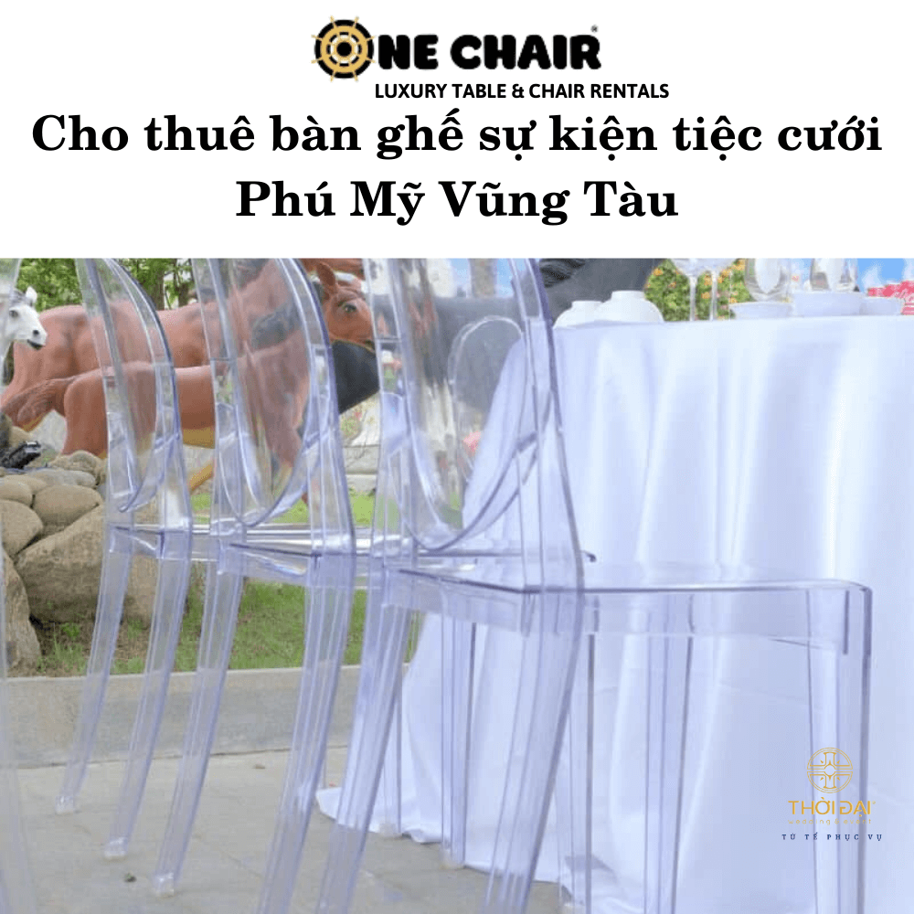Cho thuê bàn ghế sự kiện tiệc cưới Phú Mỹ Vũng Tàu