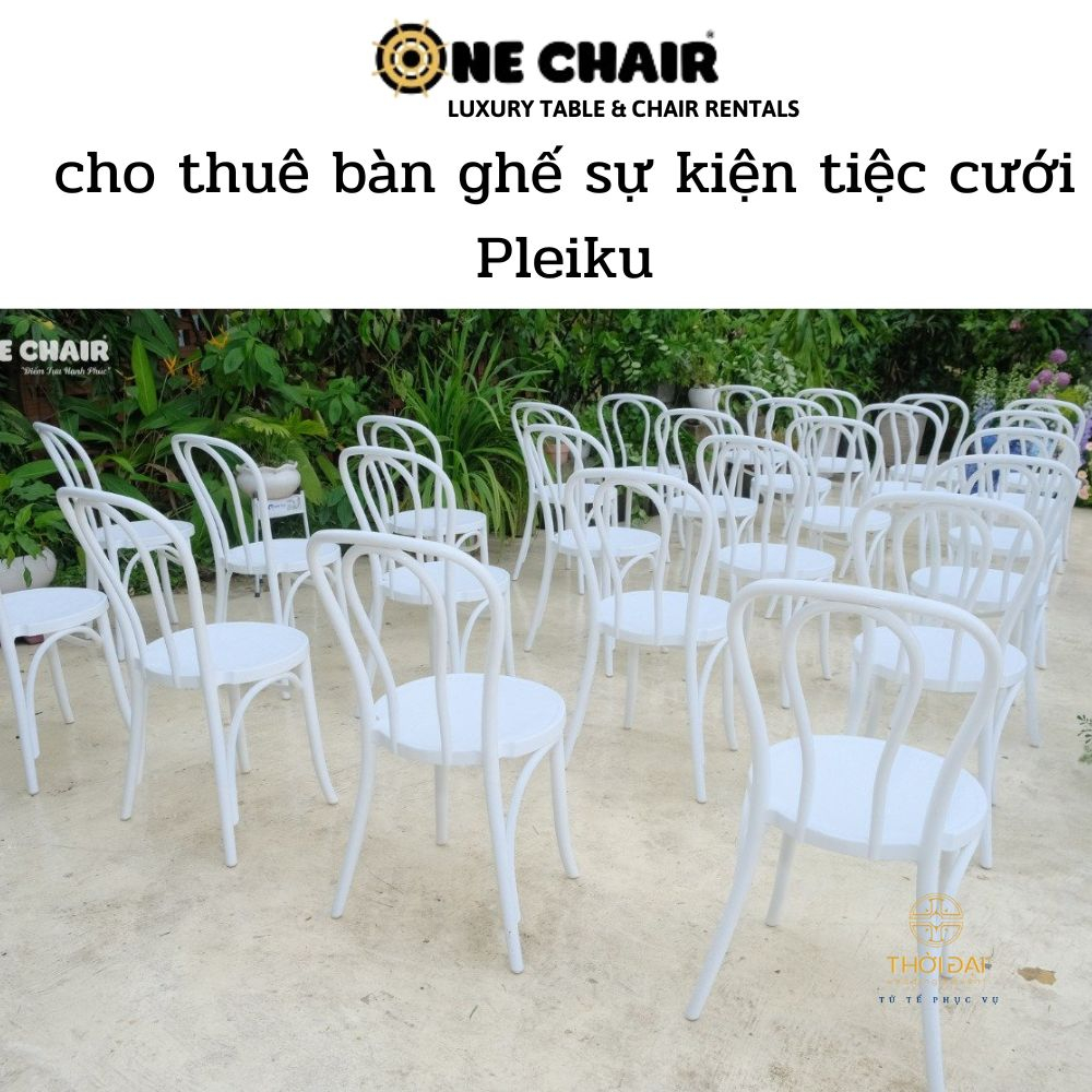 cho thuê bàn ghế sự kiện tiệc cưới Pleiku