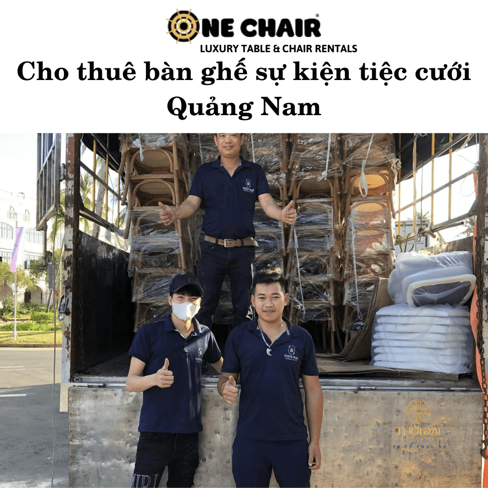 Cho thuê bàn ghế sự kiện tiệc cưới Quảng Nam