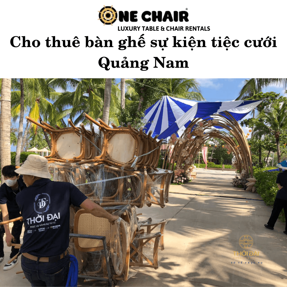 Cho thuê bàn ghế sự kiện tiệc cưới Quảng Nam