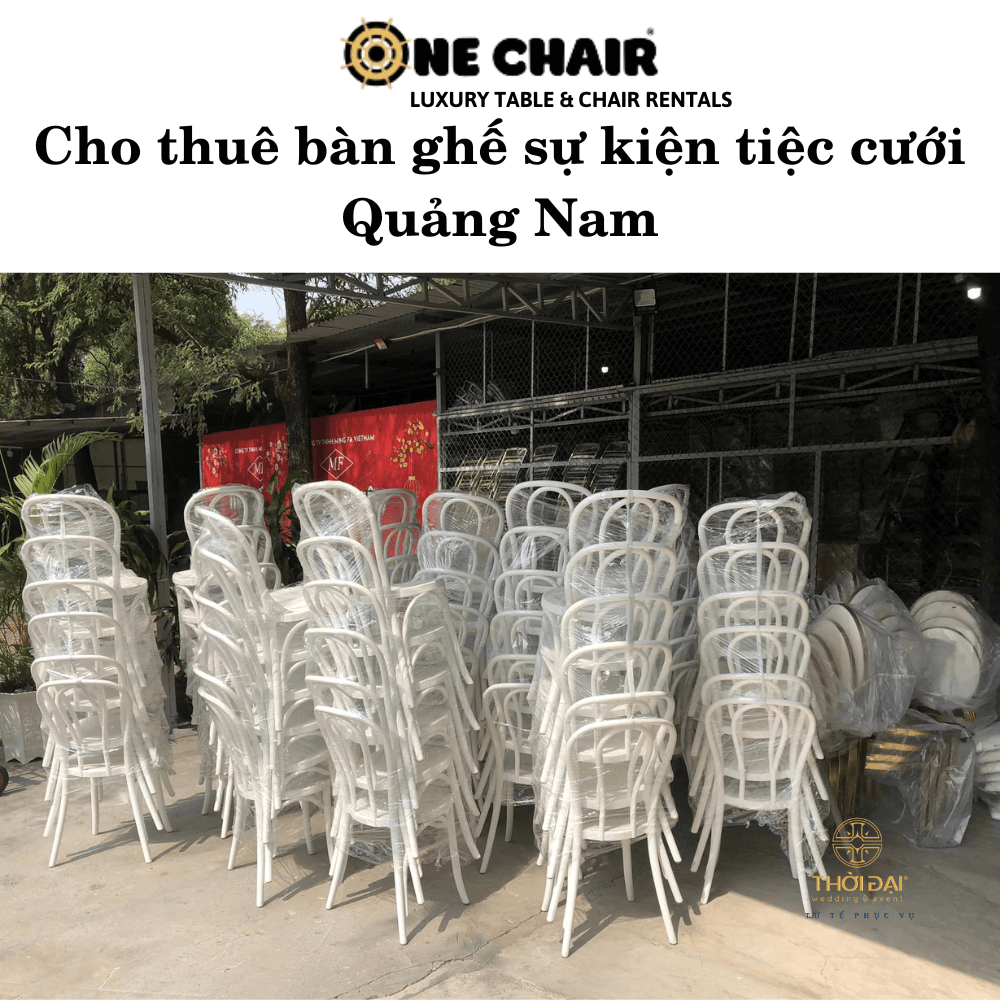Cho thuê bàn ghế sự kiện tiệc cưới Quảng Nam