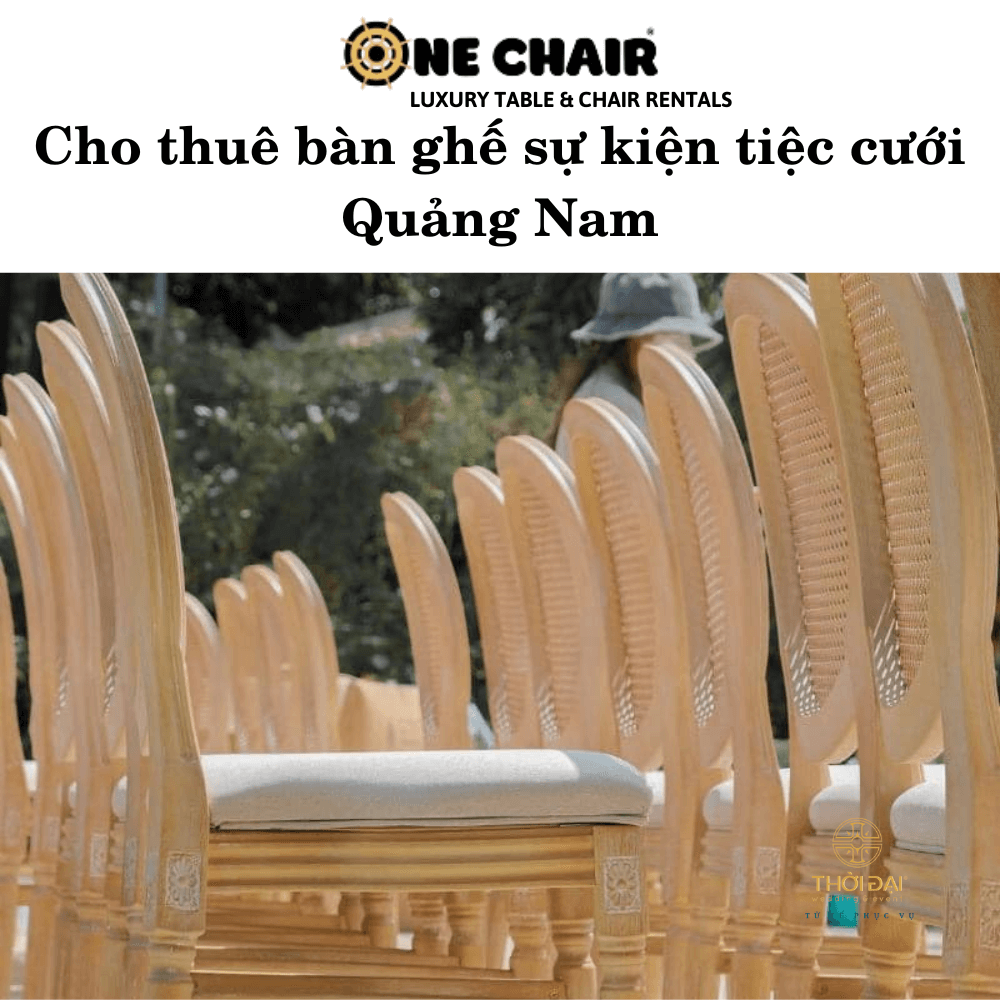 Cho thuê bàn ghế sự kiện tiệc cưới Quảng Nam
