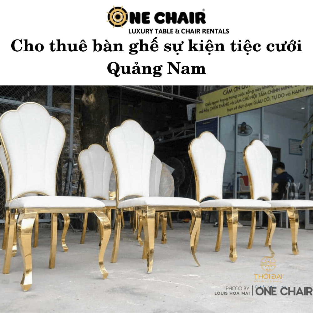 Cho thuê bàn ghế sự kiện tiệc cưới Quảng Nam