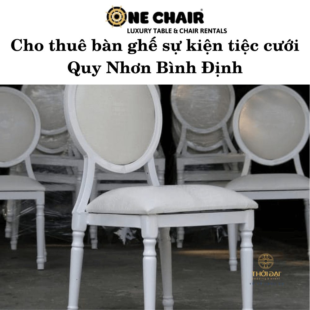 Cho thuê bàn ghế sự kiện tiệc cưới Quy Nhơn Bình Định