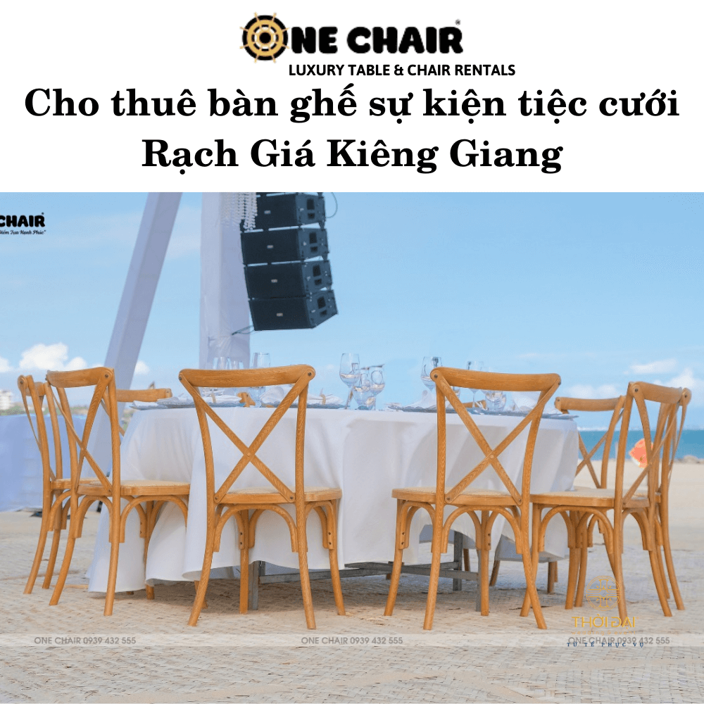 Cho thuê bàn ghế sự kiện tiệc cưới Rạch Giá Kiên Giang