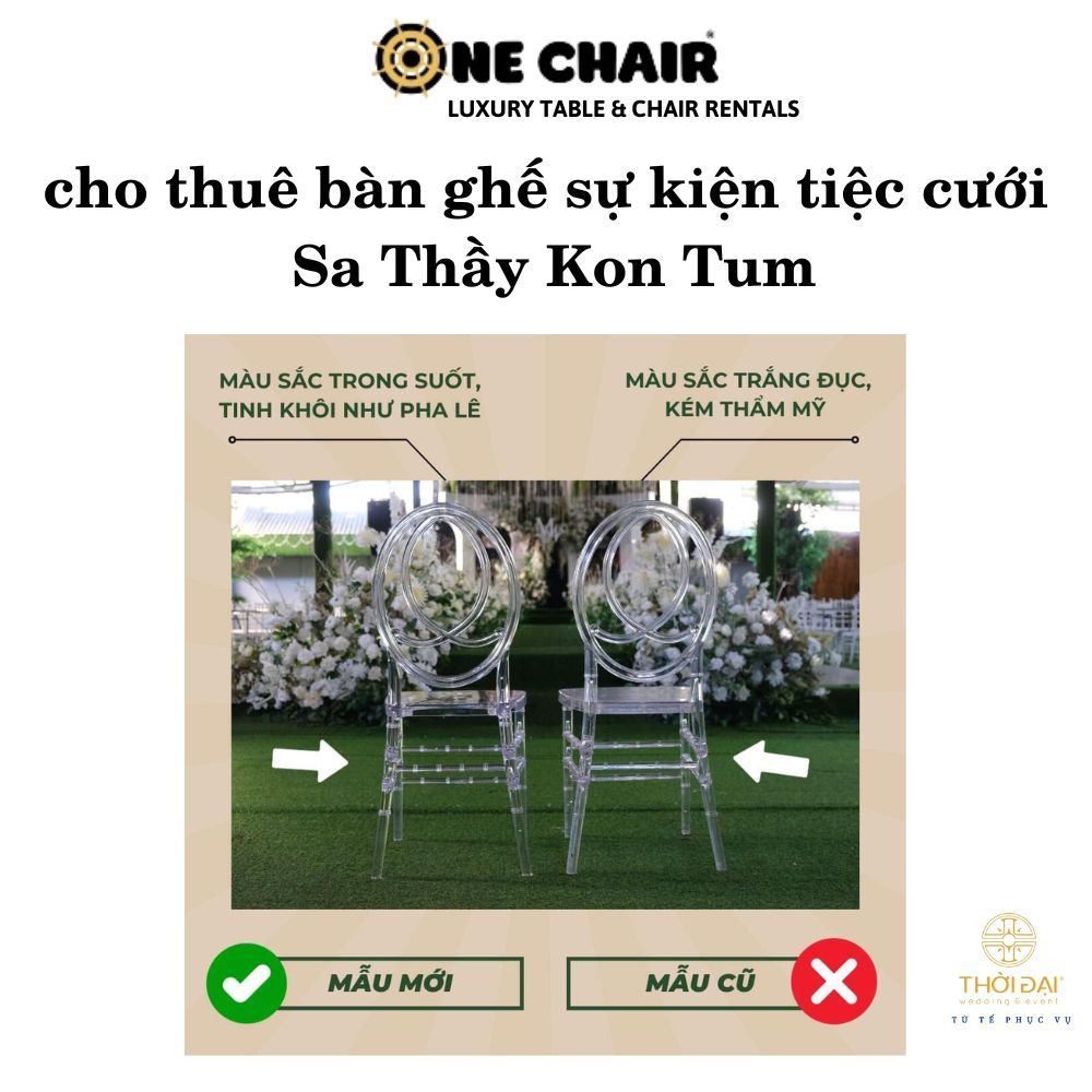 Cho thuê bàn ghế sự kiện tiệc cưới Sa Thầy Kon Tum