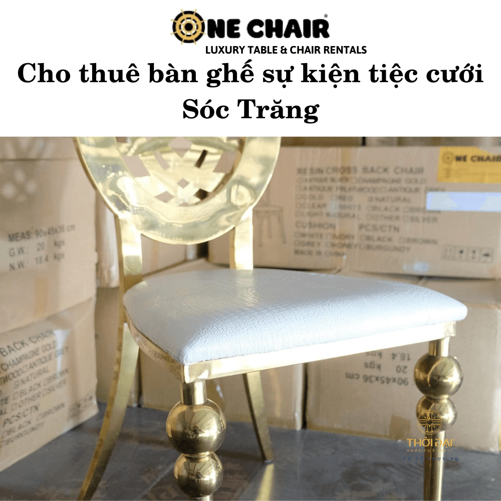 Cho thuê bàn ghế sự kiện tiệc cưới Sóc Trăng