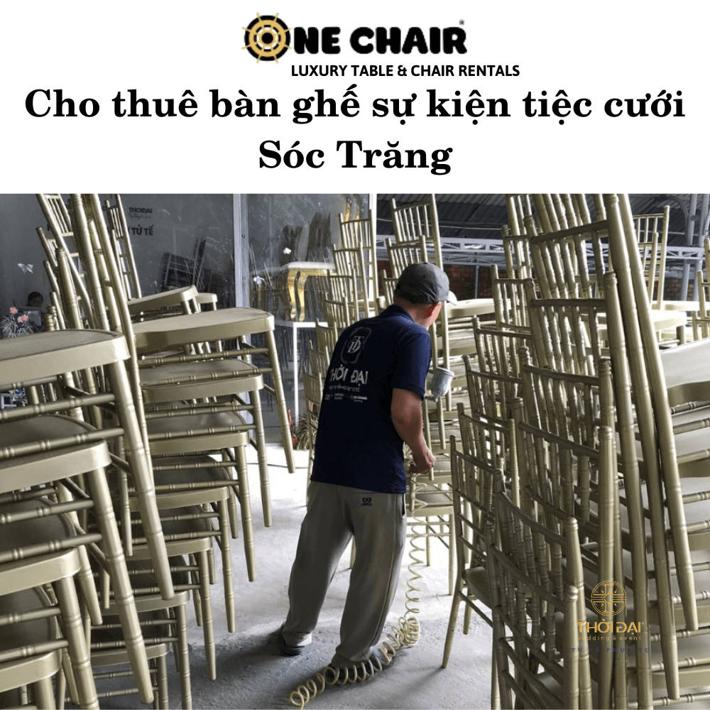 Cho thuê bàn ghế sự kiện tiệc cưới Sóc Trăng