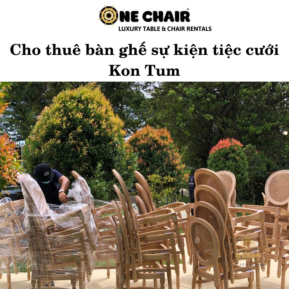 cho thuê bàn ghế sự kiện tiệc cưới tại Kon Tum