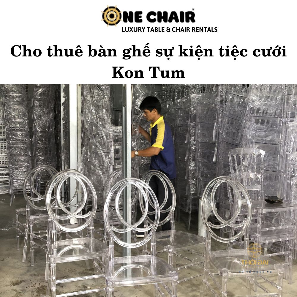 cho thuê bàn ghế sự kiện tiệc cưới tại Kon Tum