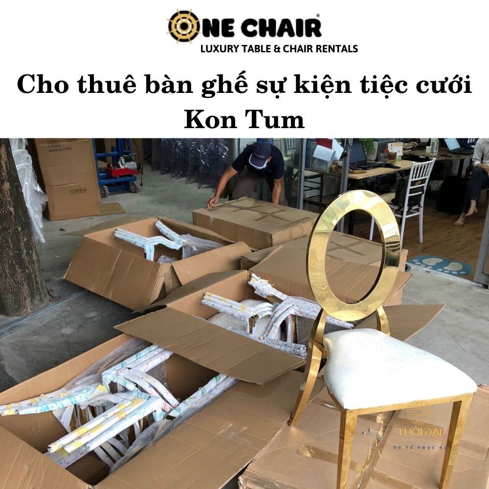 cho thuê bàn ghế sự kiện tiệc cưới tại Kon Tum