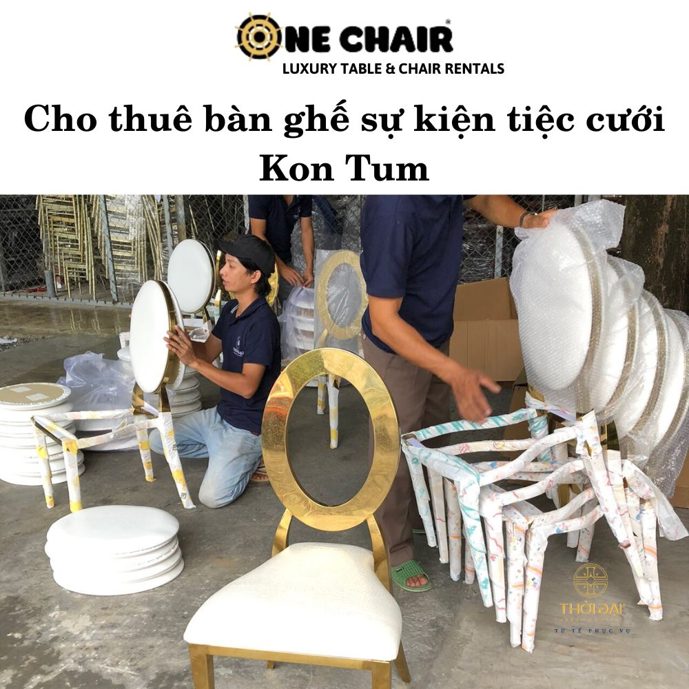 cho thuê bàn ghế sự kiện tiệc cưới tại Kon Tum