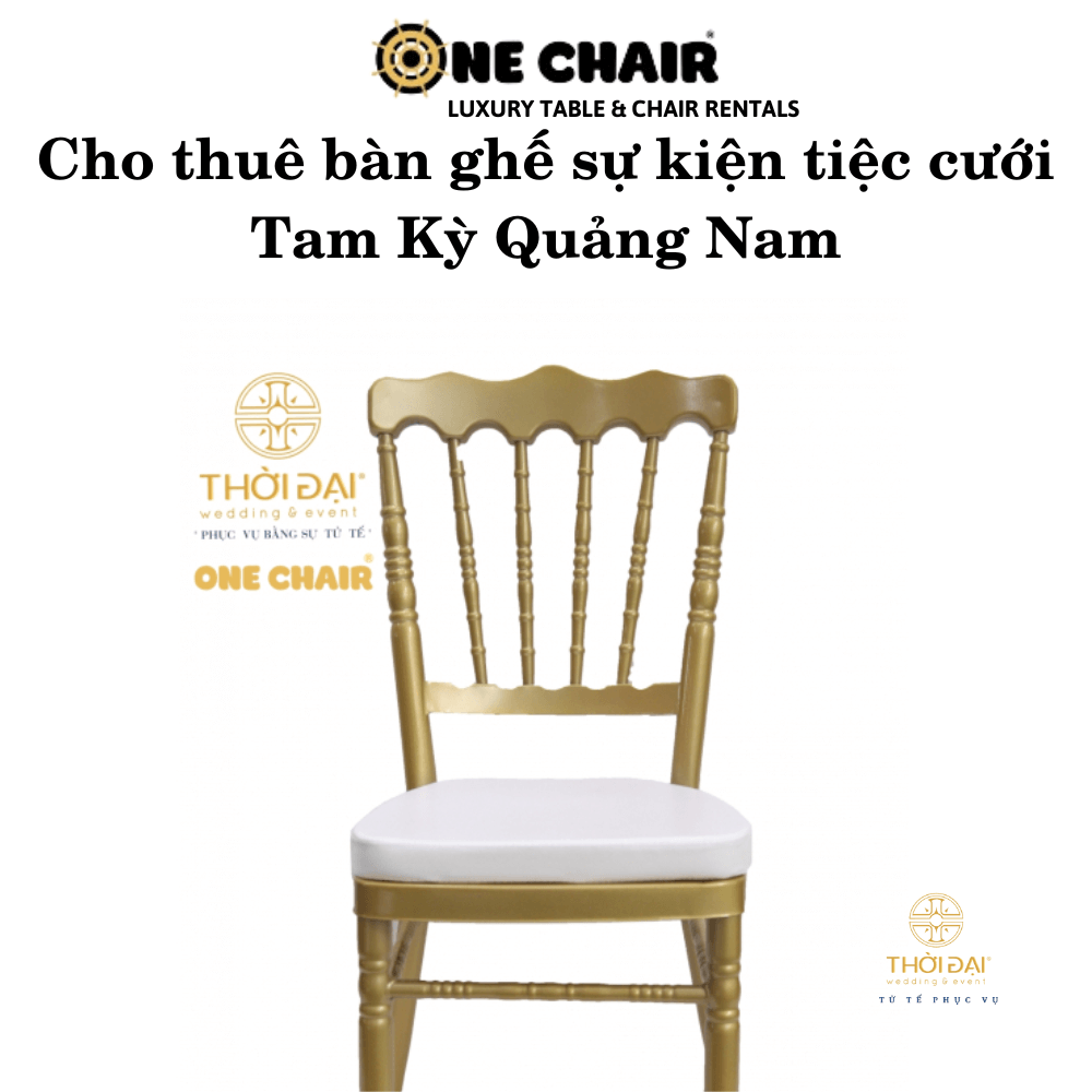 Cho thuê bàn ghế sự kiện tiệc cưới Tam Kỳ Quảng Nam