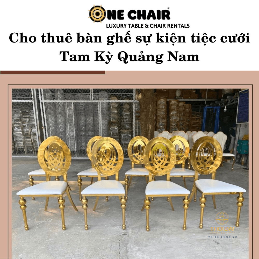 Cho thuê bàn ghế sự kiện tiệc cưới Tam Kỳ Quảng Nam