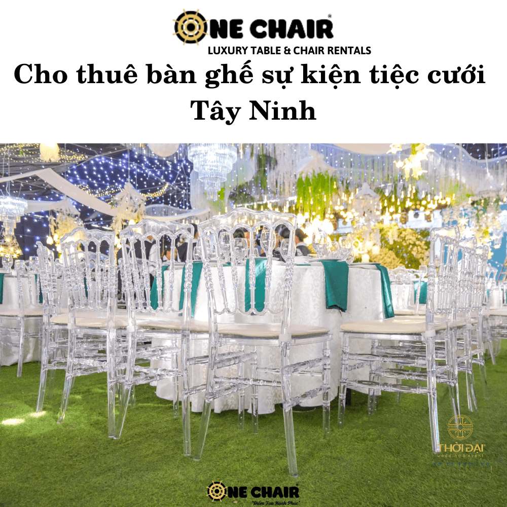 Cho thuê bàn ghế sự kiện tiệc cưới Tây Ninh