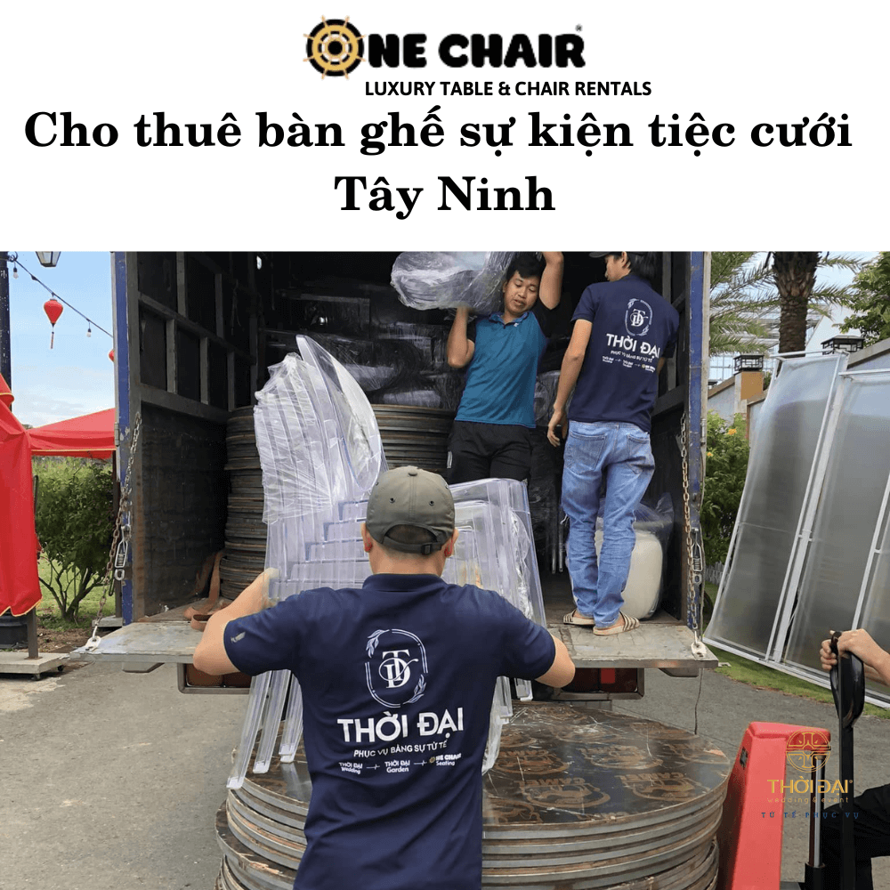 Cho thuê bàn ghế sự kiện tiệc cưới Tây Ninh