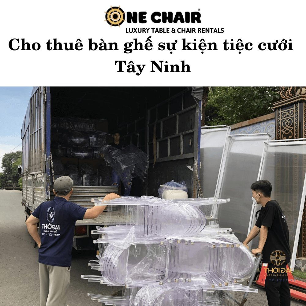 Cho thuê bàn ghế sự kiện tiệc cưới Tây Ninh