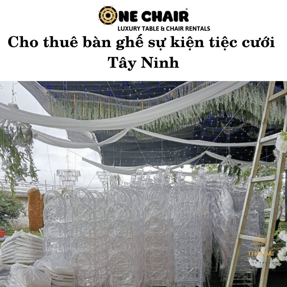 Cho thuê bàn ghế sự kiện tiệc cưới Tây Ninh