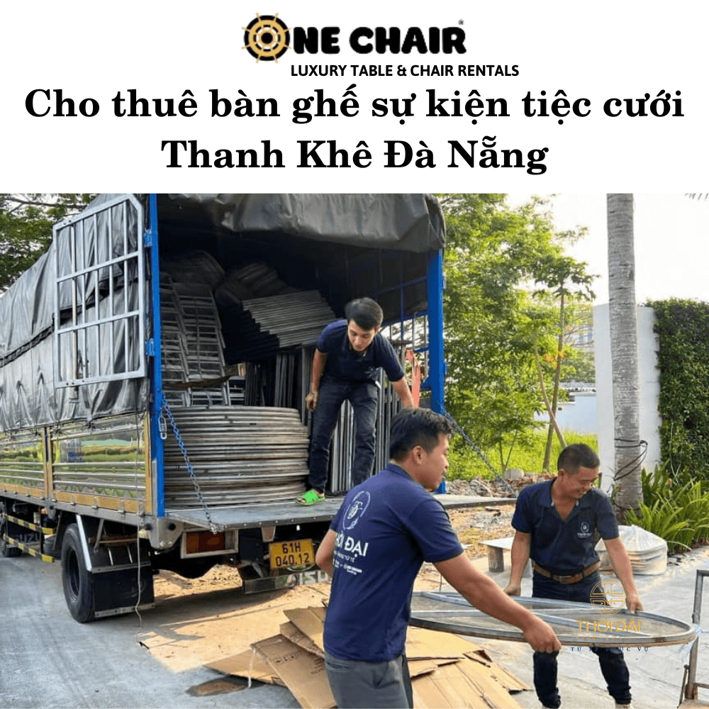 Cho thuê bàn ghế sự kiện tiệc cưới Thanh Khê Đà Nẵng