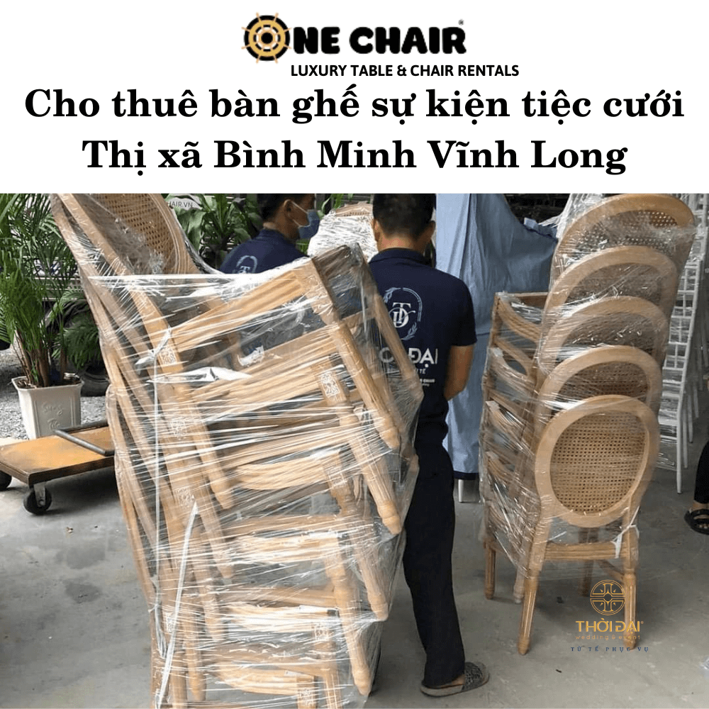 Cho thuê bàn ghế sự kiện tiệc cưới Thị xã Bình Minh Vĩnh Long