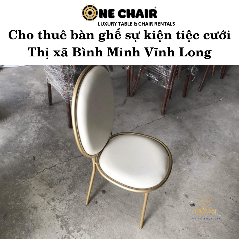 Cho thuê bàn ghế sự kiện tiệc cưới Thị xã Bình Minh Vĩnh Long