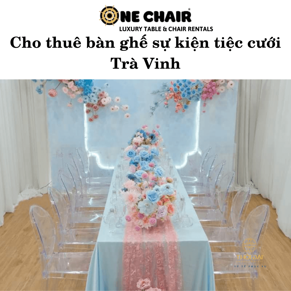 Cho thuê bàn ghế sự kiện tiệc cưới Trà Vinh