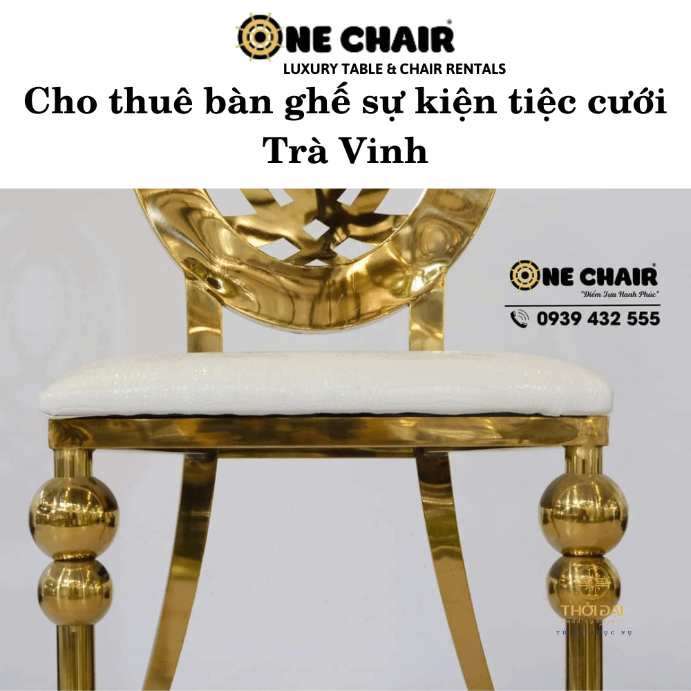 Cho thuê bàn ghế sự kiện tiệc cưới Trà Vinh