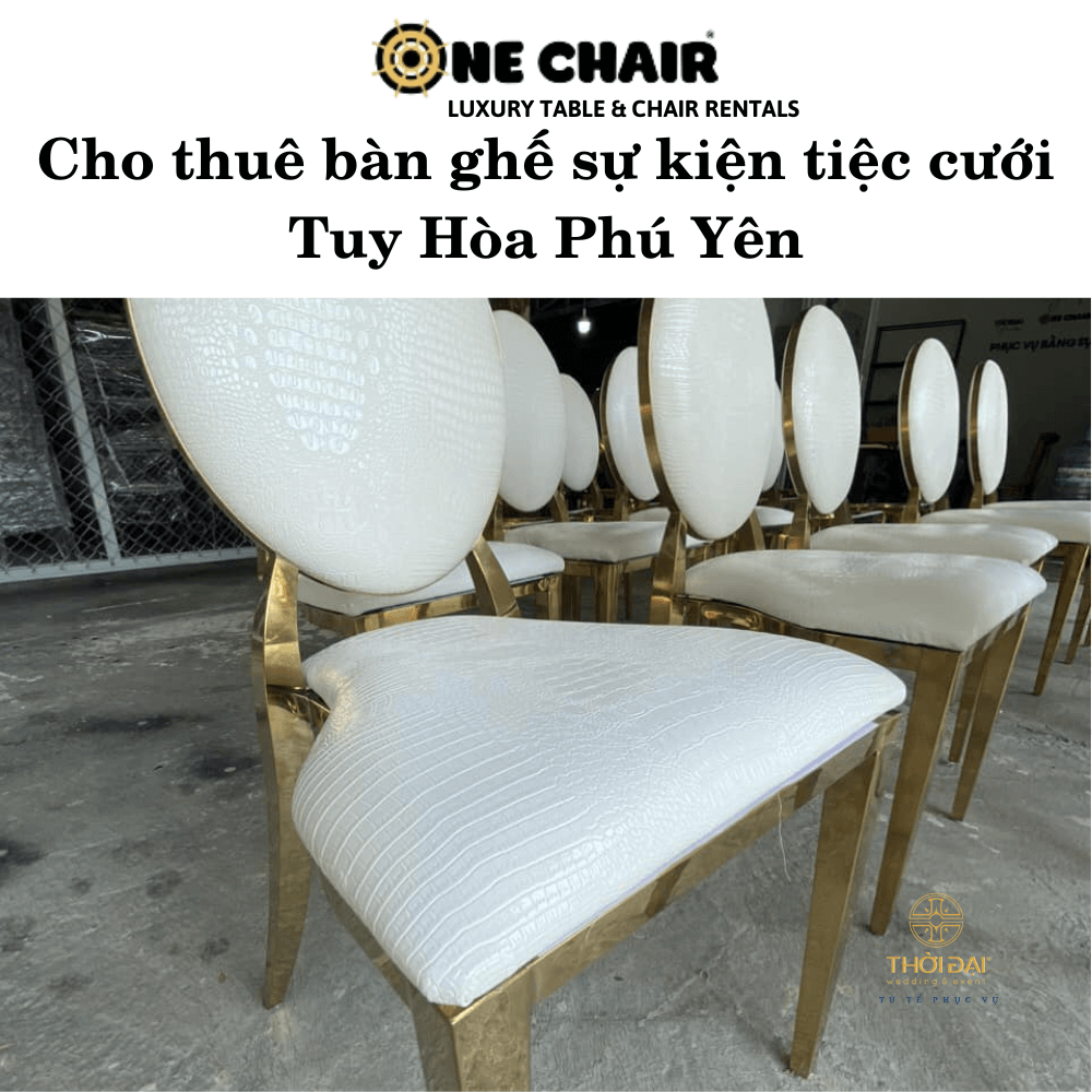 Cho thuê bàn ghế sự kiện tiệc cưới Tuy Hòa Phú Yên