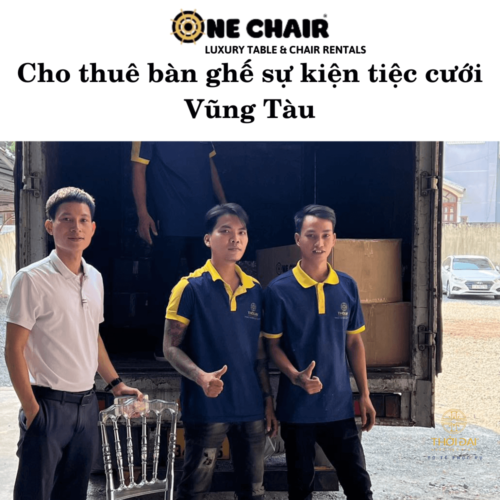 Cho thuê bàn ghế sự kiện tiệc cưới Vũng Tàu