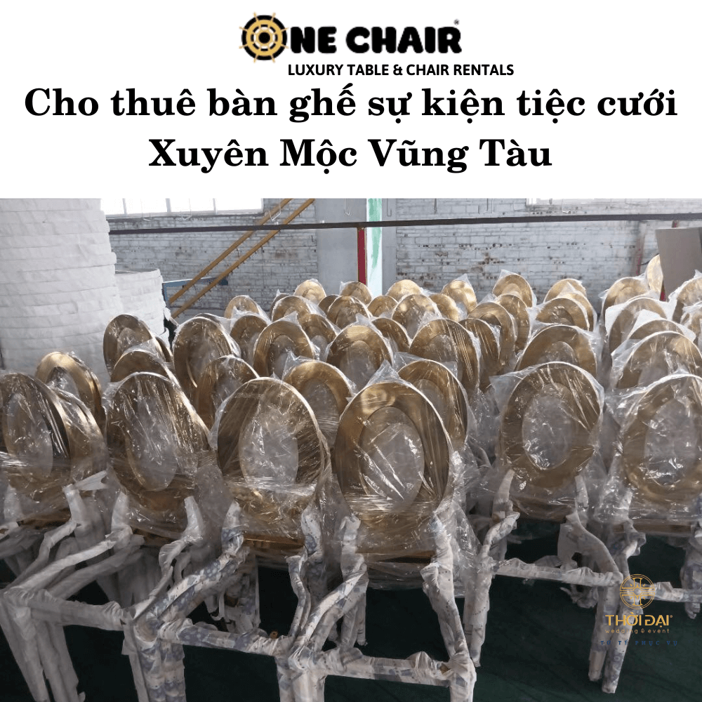 Cho thuê bàn ghế sự kiện tiệc cưới Xuyên Mộc Vũng Tàu