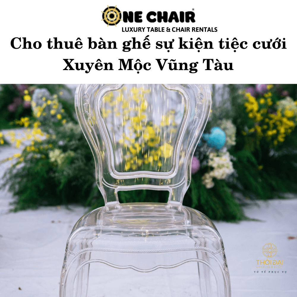 Cho thuê bàn ghế sự kiện tiệc cưới Xuyên Mộc Vũng Tàu